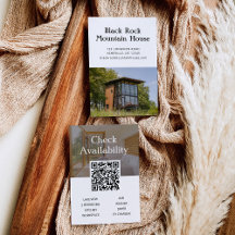 Vacation Rental Egendom Business Promo-vykort