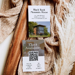 Vacation Rental Egendom Business Promo-vykort Inbjudningar