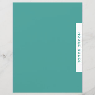 Vacation Rental Guidebook Binder Subjekt Divider