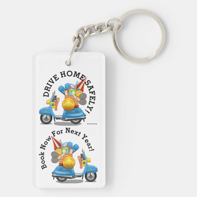 Vacation Rental Keychain - se Båda sidor (Baksidan)