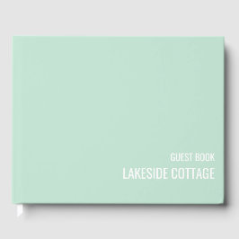 Vacation Rental Mint Minimalist Modern Airbnb Gästböcker