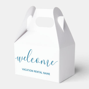 Vacation Rental Sea Blue Välkomstruta Presentaskar