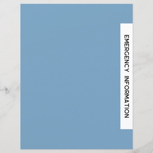 Vacation Rental Welcome Binder - Subjekt Divider (Framsida)