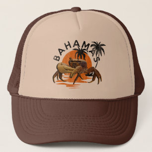 Vacation Retro Bahamas Hat Vintage Cruise Bahamian Keps