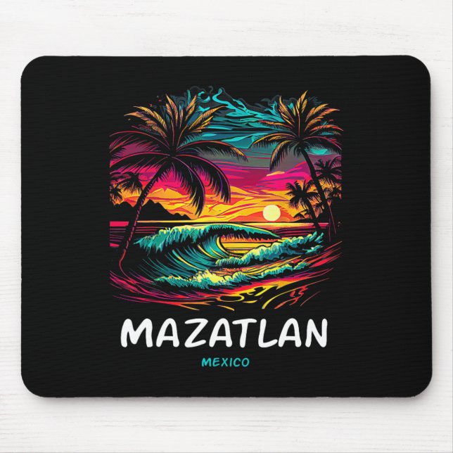 Vacation Souvenir Palm Tree Mazatlan  Musmatta (Framsidan)