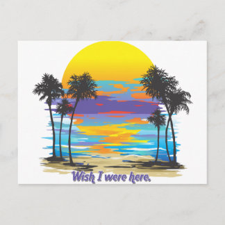 Vacation souvenir vykort
