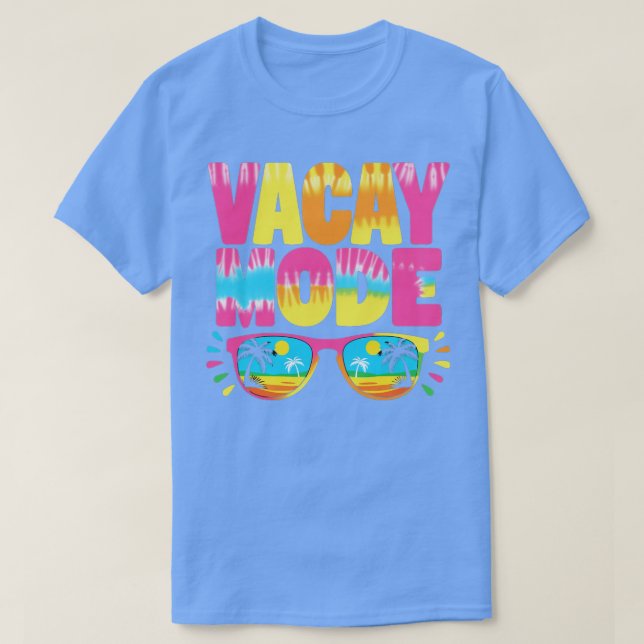 Vacation Summer Getaway Helgdag Vacay Mode Handfla T Shirt (Design framsida)