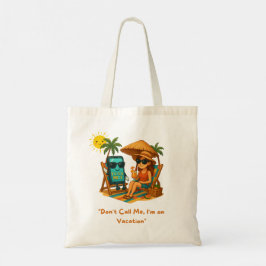 Vacation Time Tote Bag Tygkasse
