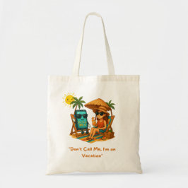 Vacation Time Tote Bag Tygkasse