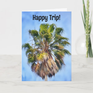 Vacation Tropical Art Resa Card handflatan Kort