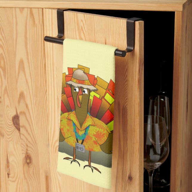 Vacation Turkey Thanksgiving Kökshandduk (Thirds Fold)