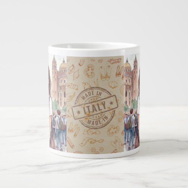 Vacation, Vacation of Vacation in Rom, Italien Jumbo Mugg (Framsidan)