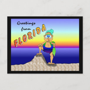 Vacationing Gladys Vykort