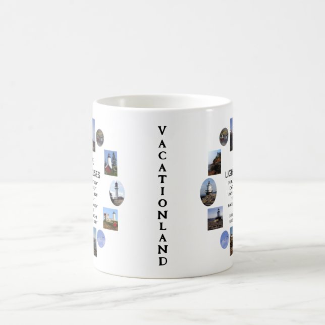 Vacationland Light Houses Kaffemugg (Center)