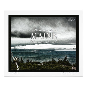 Vacationland, Maine Fototryck