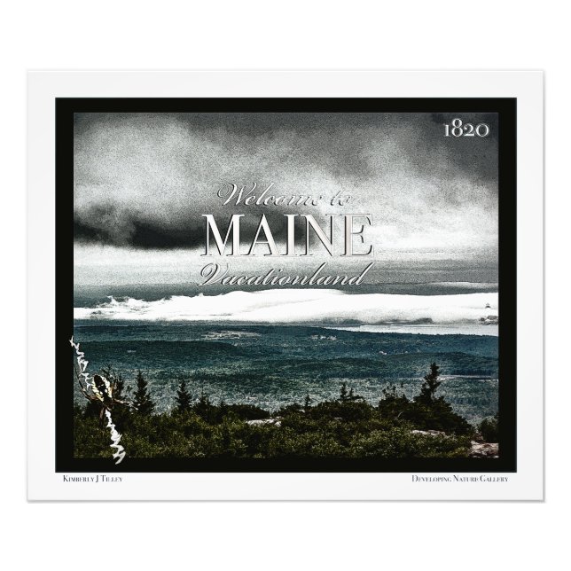 Vacationland, Maine Fototryck (Framsidan)