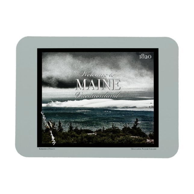 Vacationland, Maine Magnet (Horisontell)