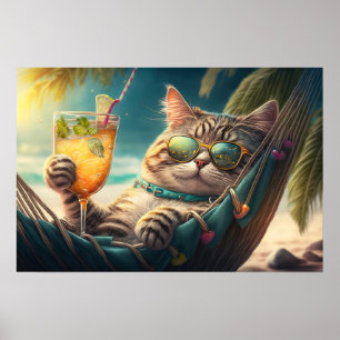 Vacationskatt Poster