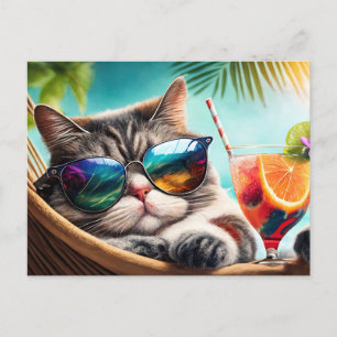 Vacationskatt Vykort