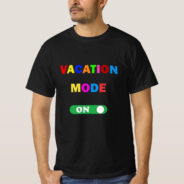 Vacationsläge: PÅ! T Shirt (Framsida)