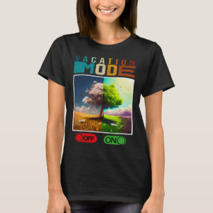 Vacationsläge på vakationsläge av frånaktiveringsl t shirt