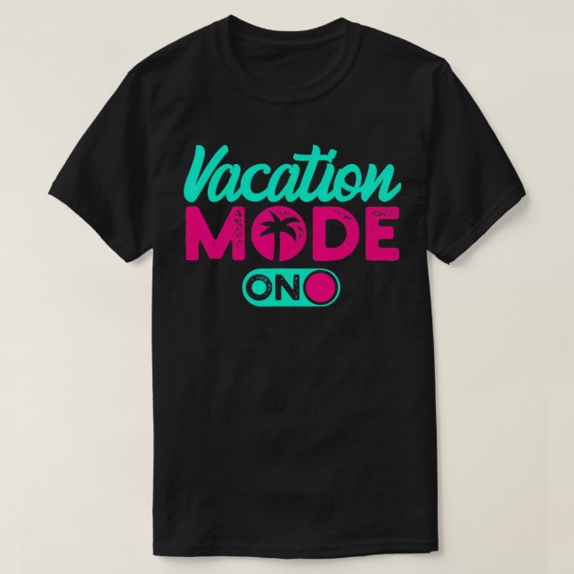 Vacationsläge Sommaravacation TShirt T Shirt (Design framsida)