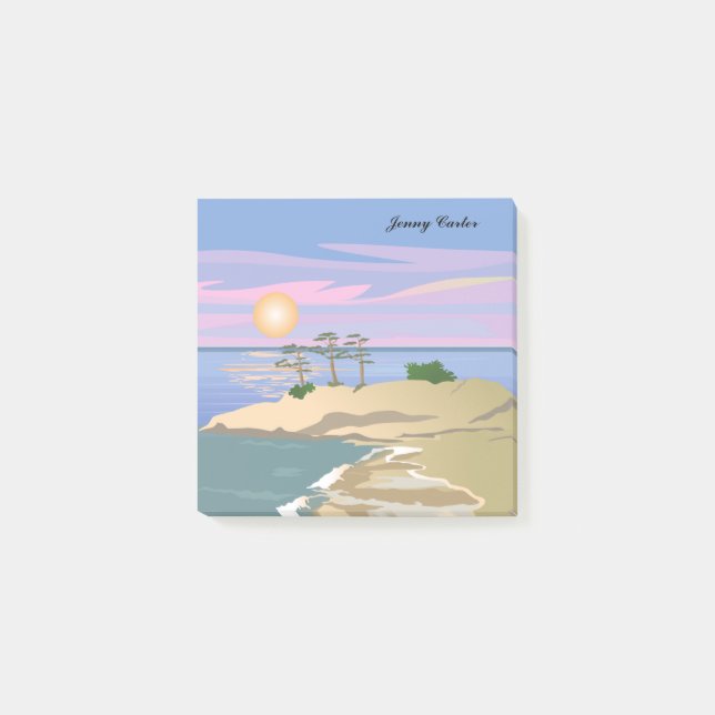 Vacationsön 1 Personlig Post-it Block (Framsida)