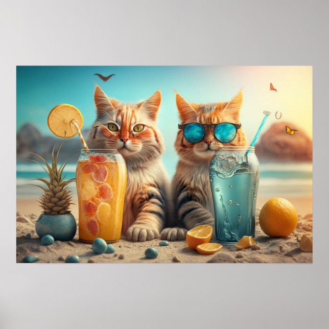 Vacationstappar Poster (Framsidan)