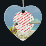 Vacationstid Gose Beach Scene Photo Ram Julgransprydnad Keramik<br><div class="desc">Ramar4du Store har foto ramar för helgdagar, födelsedagar, speciella händelser eller bara för roligt. En familjemedlem, vänner, husdjur, klasskompisar eller företagsfoton kan läggas till i det här objektet! Använda IT-knappen CUSTOMIZE för att komma igång och för att justera och se till att bran passar! Klicka på -RAMAR4DU- i märkrna nedan...</div>