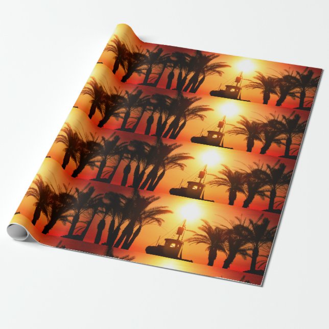 Vacationsytans insvällning Papper, Presentpapper (Utrullad)