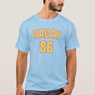Vacay 86 Gulters sommarsemestersemester för spelgr T Shirt