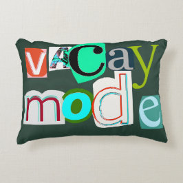 Vacay-återtro, läge prydnadskudde