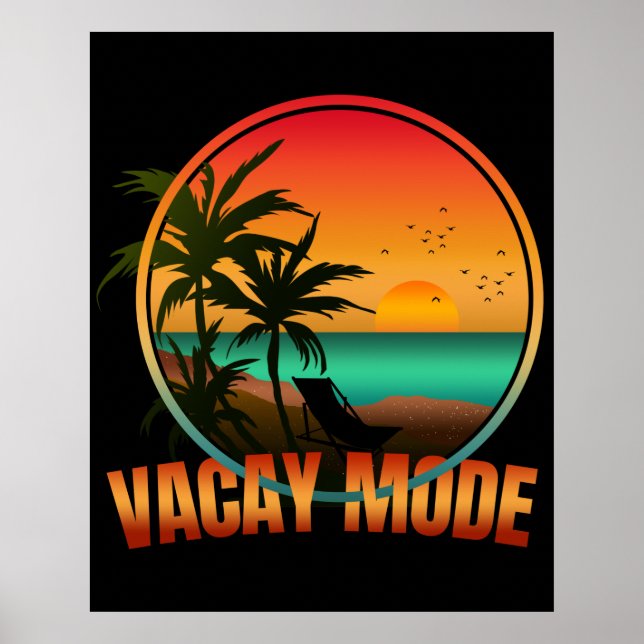 VACAY-LÄGE POSTER (Framsidan)