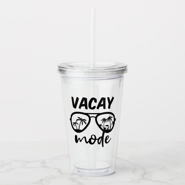 Vacay Mode II - Family Vacacation Take Away Mugg (Framsida)