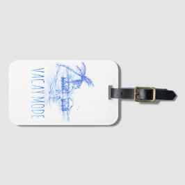 Vacay Mode Luggage Tag Bagagebricka