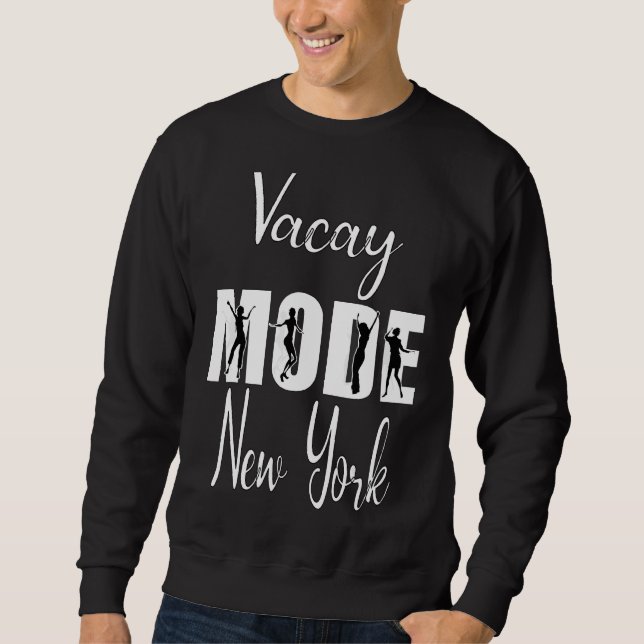 Vacay Mode New York 1 Lång Ärmad Tröja (Framsida)