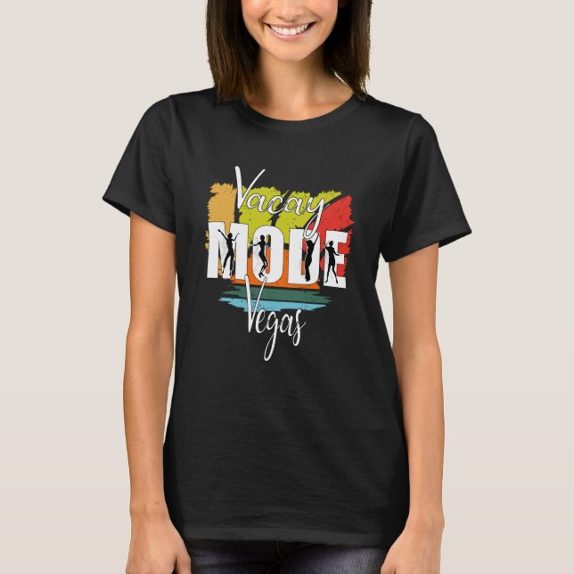 Vacay Mode Sommarbovacation 12 T Shirt (Framsida)