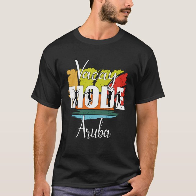 Vacay Mode Summer Beach Vacation  5 T Shirt (Framsida)