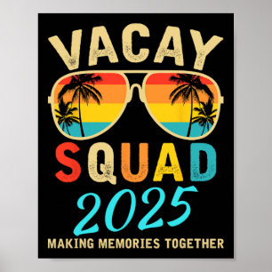 Vacay Squad 2025 Sommarvännerna Tr Poster