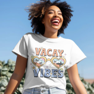 Vacay Vibes, Beach-skjortor, sommaruppehåll T Shirt