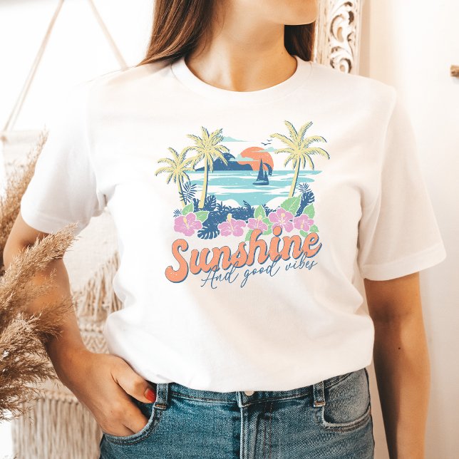 Vacay Vibes Shirt Trendig Beach Vacation Tshirt T Shirt (Skapare uppladdad)