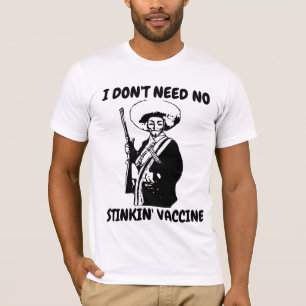 VACCIN JAG BEHÖVER INTE STINKIN ANTI VAX T-SHIRTS