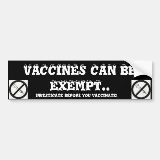 VACCIN KAN VARA UNDANTAGNA. BILDEKAL