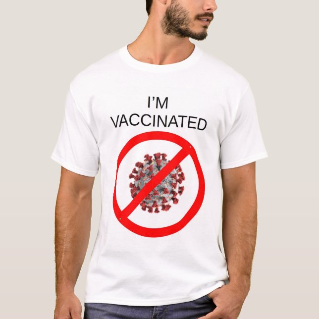 Vaccin mot COVID T- Shirt T (Framsida)