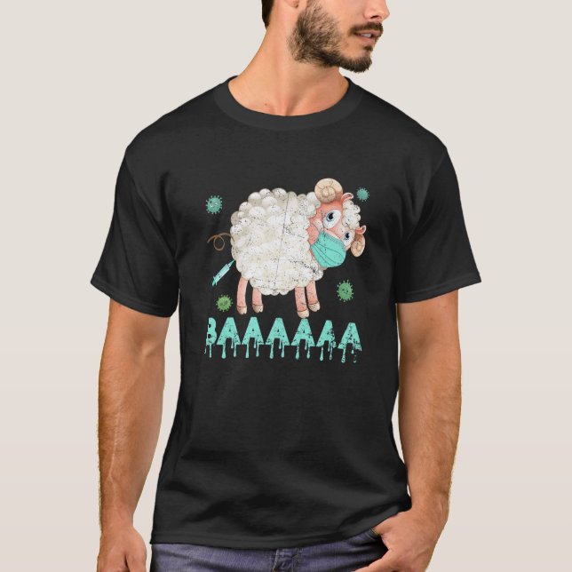Vaccin mot får eller får t shirt (Framsida)