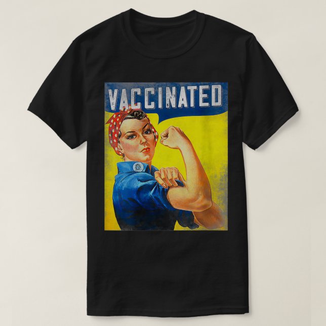 Vaccin mot kvinnor, jag Har vaccinerad, vill ha en T Shirt (Design framsida)