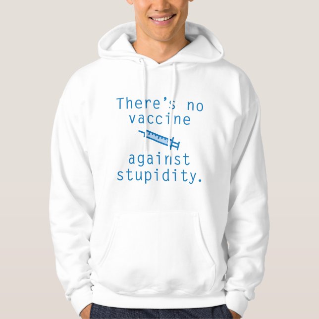 Vaccin mot stuphet hoodie (Framsida)