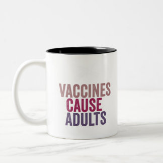 Vaccin orsakar vuxen Två-Tonad mugg