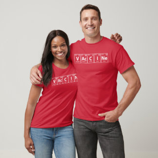 Vaccin (V-Ac-C-I-ne) Periodisk stavning av Inslag T Shirt