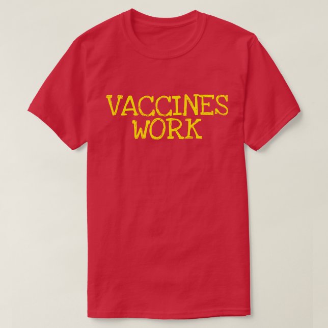 Vaccinarbete T Shirt (Design framsida)